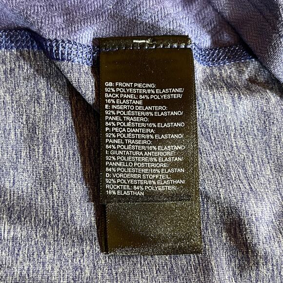 The North Face Flashdry Tank‎ Top Womens Large Blue Racerback V-Neck Athletic - Picture 6 of 9